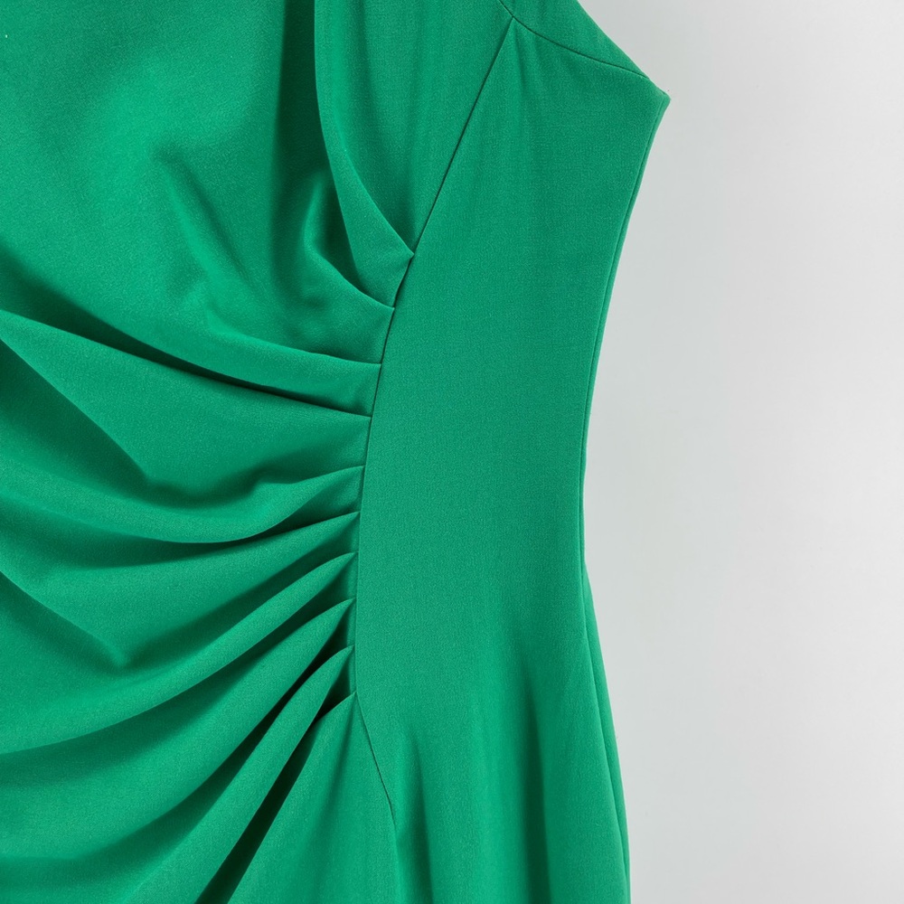 Ellen Tracy Cap Sleeve Ruched Detail Career Cocktail Sheath Dress, Women's 12 - Picture 4 of 9